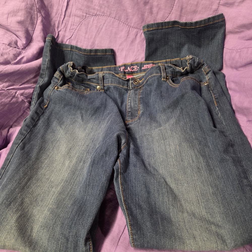 The Children's Place Girl's denim Bootcut Jeans Size 18 plus